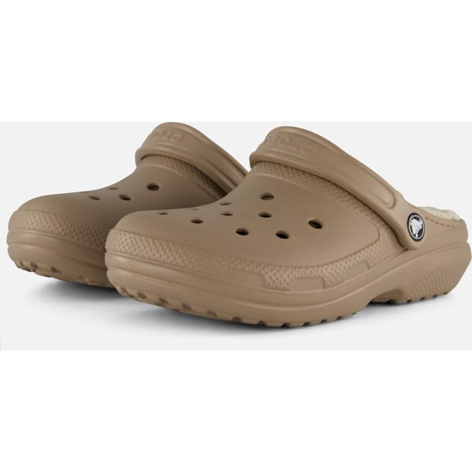 Crocs Classic Fuzz Lined Clog Instappers Senior