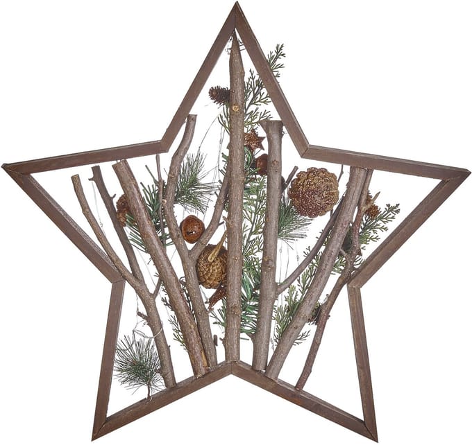 DOKKA - Decofiguur - Donkere houtkleur - Multiplex