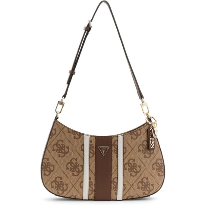 Guess Noelle ll Top Zip - Schoudertas 29 cm (latte logo/brown)