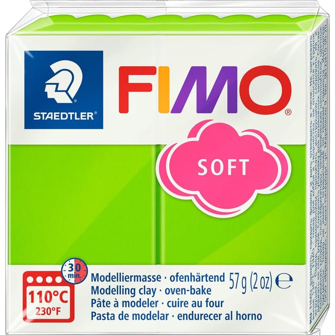 Boetseerklei Fimo soft 57 gram appelgroen