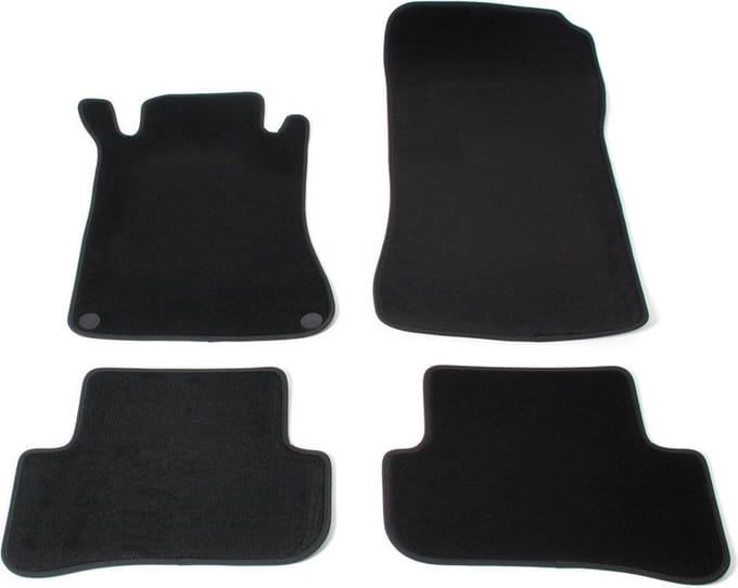 Automatten voor Mercedes C-Klasse W203 (2000-2006) - 4-delig - Velours