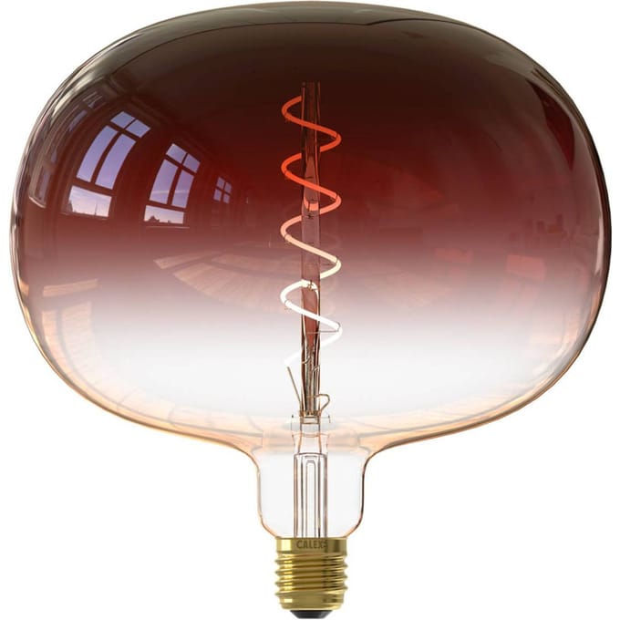 Calex Boden Colors Marron - E27 LED Lamp - Filament Lichtbron Dimbaar - 5W - Warm Wit Licht