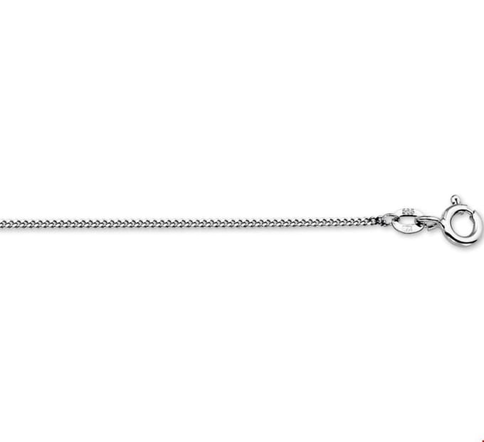 The Jewelry Collection Ketting Gourmet 1,0 mm - Goud