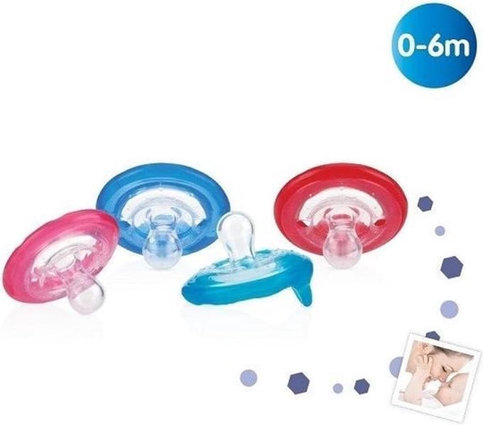 Nuby Natural flex cherry fopspeen 0-6 maanden 1 Stuks