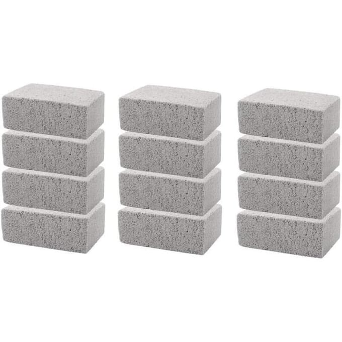 Brosses de nettoyage - Lot de 12 - Pierre ponce - Accès facile - Nettoyage efficace