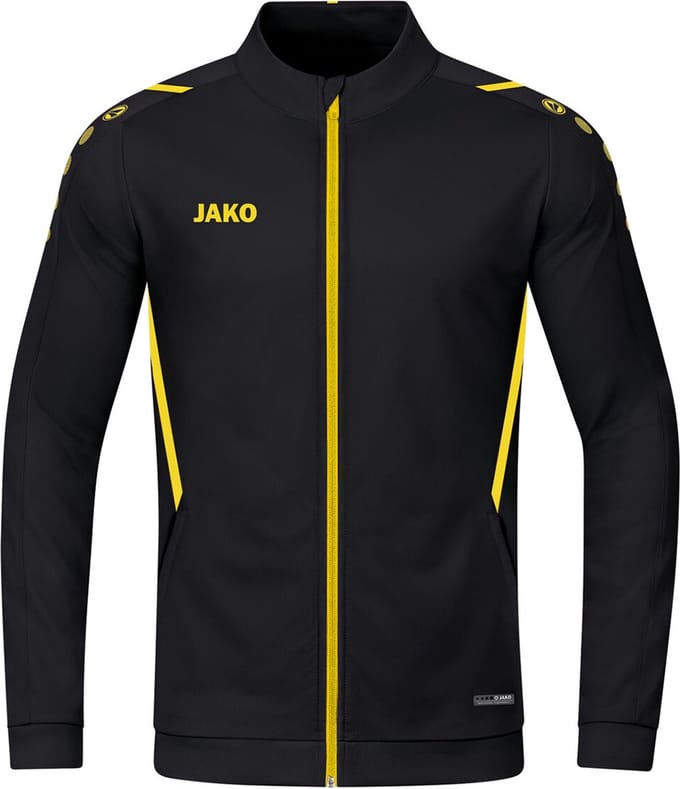 Jako Challenge Polyestervest Heren - Zwart / Citroen | Maat: S