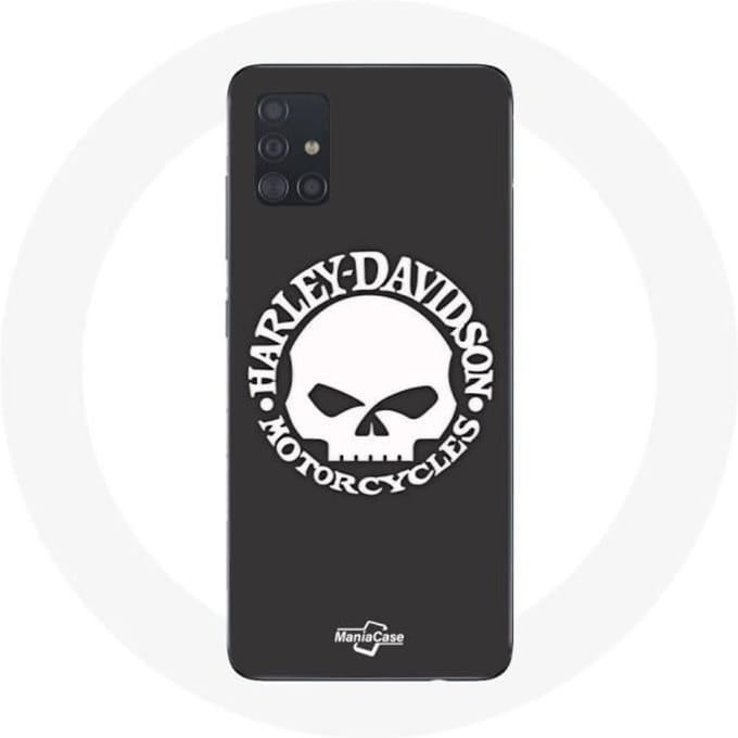 Samsung Galaxy A51 hoesje Harley Davidson Motors Schedel