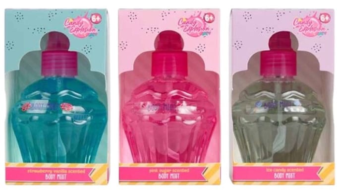 Create it! Beauty Bodymist Candy Explosion voor kinderen set van 3 stuks