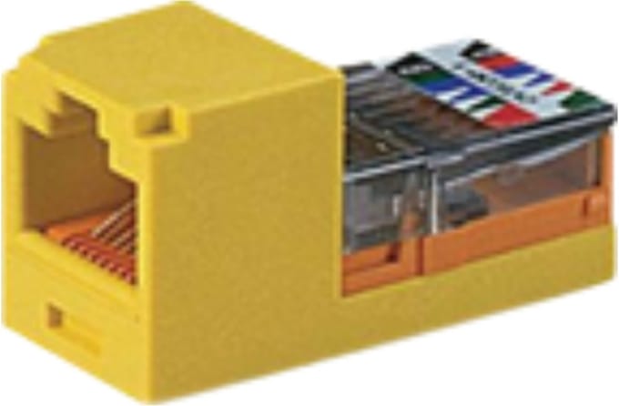 Panduit mini-jack UTP OR per 10 stuks (CJ588ORY)