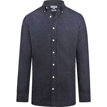 McGregor Overhemd Corduroy Donkerblauw (navy) - Maat S - Heren - Ribstructuur - Volwassen mannen