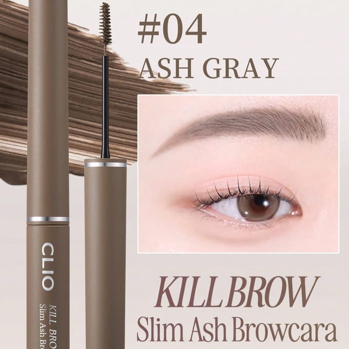 CLIO Kill Brow Slim Ash Browcara (4 kleuren) 001 Ash Pink beige