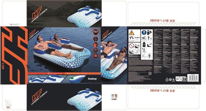 Luxe Tweepersoons Luchtbed 196x193 cm voor Camping en Buiten