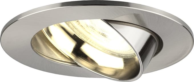 Ledvion - LED Inbouwspot Rio - RVS - Dimbaar - 3W - 2700K - Ø85 mm