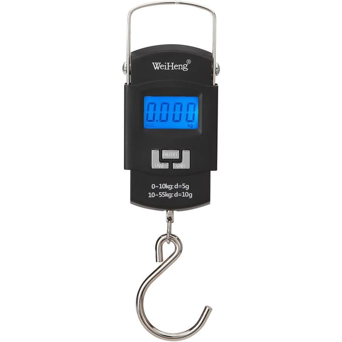 WeiHeng WH-A25 Oplaadbare draagbare elektronische weegschaal LCD-scherm Bagageweegschaal Meerdere eenheden veelkleurig