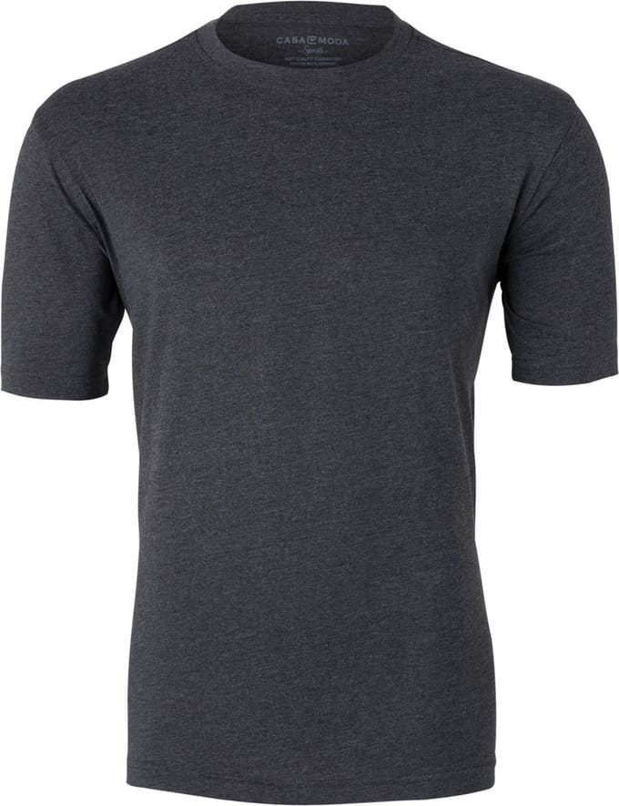 CASA MODA T-shirt - O-neck - antraciet melange