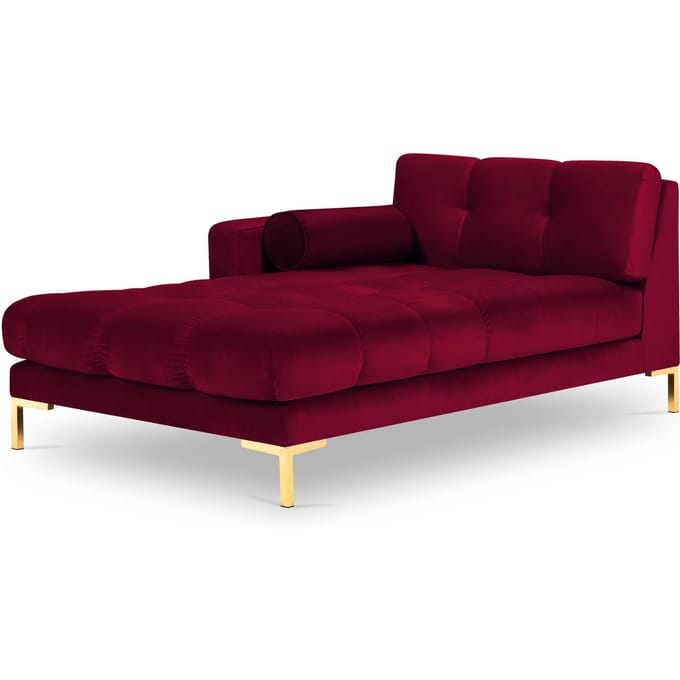 Chaise longue Bali links velvet | Cosmopolitan Design