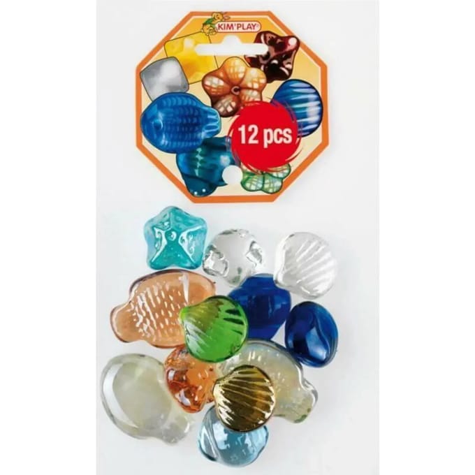 Pak van 12 geassorteerde kiezels Kim'Play