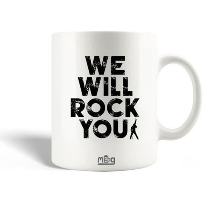 Mug en Céramique The Queen We Will Rock You Logo News of the World 1977
