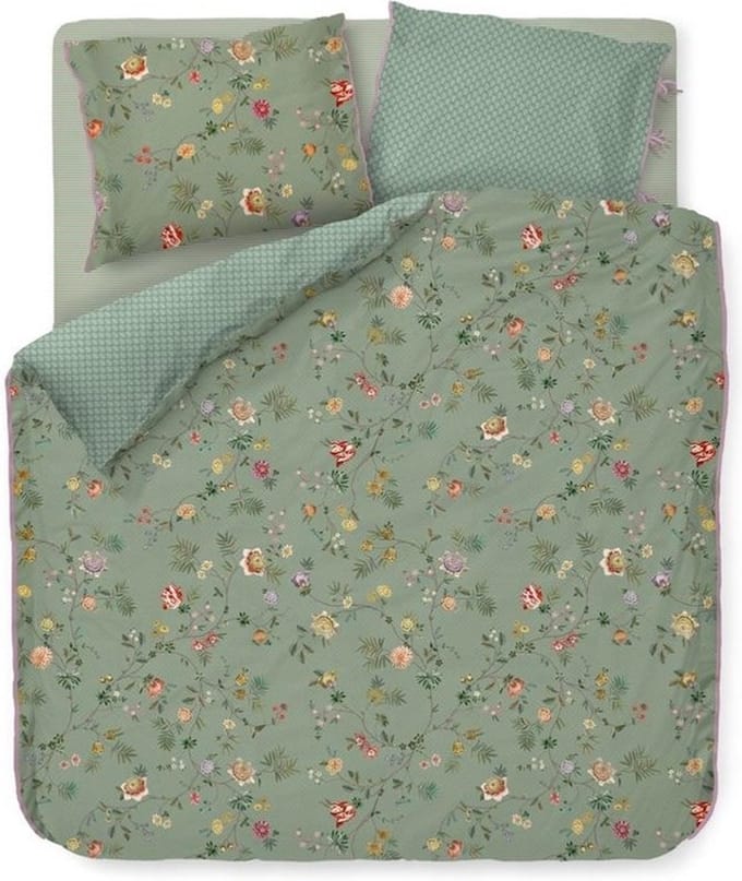 Pip Studio Dekbedovertrek La Dolce Vita Green 1 persoons
