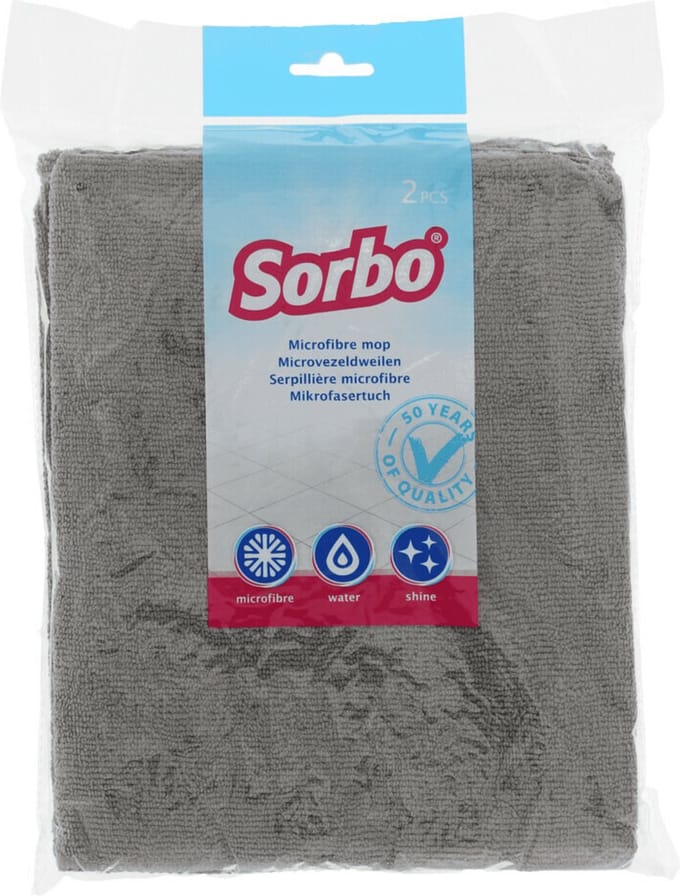 10x Sorbo Microvezeldweil Uni 50x60 cm 2 stuks