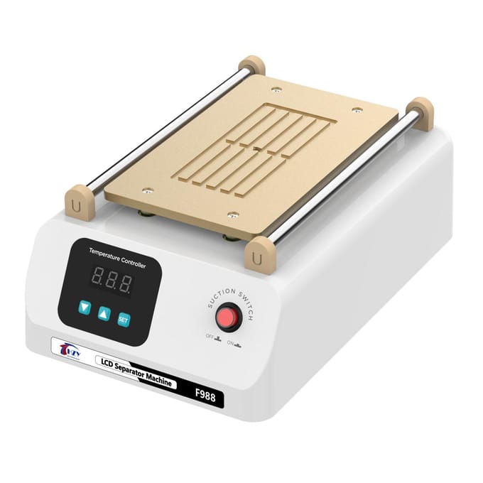 LCD Scherm Separator 8  Scherm Reparatie Scheidingsmachine Ingebouwde Dubbele Pomp 400W Glas Lens US beige