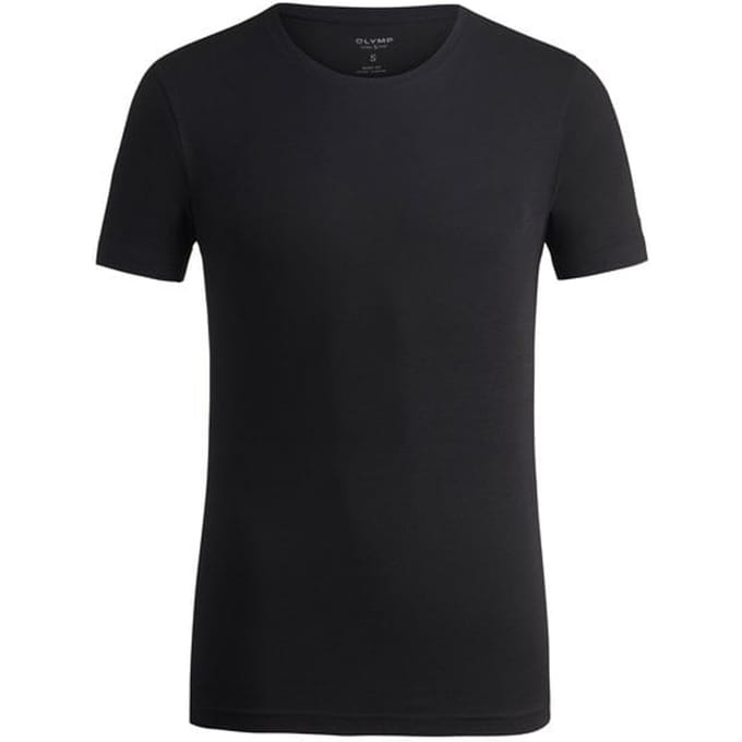 OLYMP Level Five T-Shirt voor eronder, Body Fit, Zwart