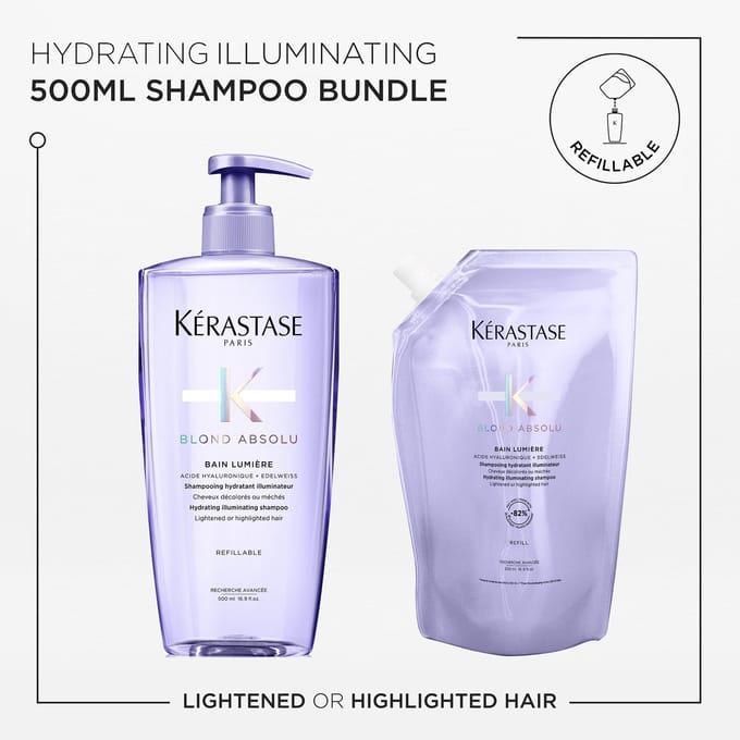 Kérastase Navulbare shampoo Bain Lumière Navullen Basic Dames 500 ml
