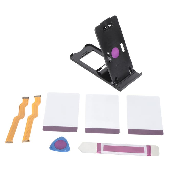 2 stuks Moederbord Flexkabel met Reparatiegereedschap Hoofd Flexkabel Oplaadlint Vervanging voor Galaxy A10 A105F black