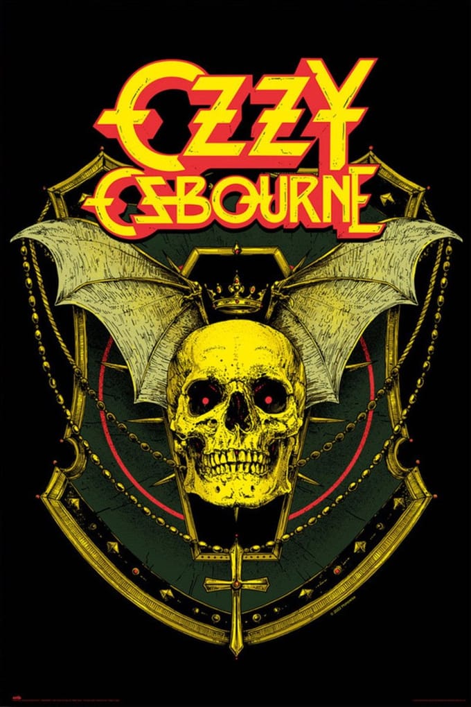 Ozzy Osbourne Skull - Maxi Poster - 61 x 96.5 cm