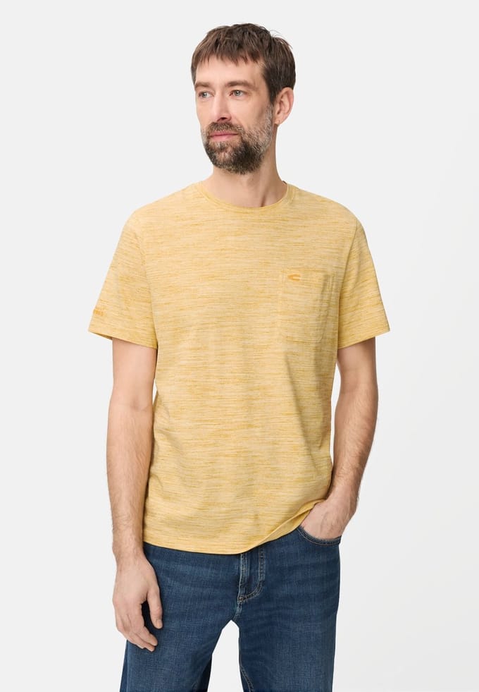 camel active T-Shirt met Quick Dry functie - Maat - Zonnegeelmenswear-M