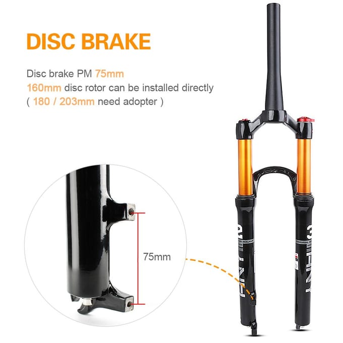 Ultralichte 29'' mountainbike-luchtvoorvork met afstandsbediening van magnesiumlegering Manual control