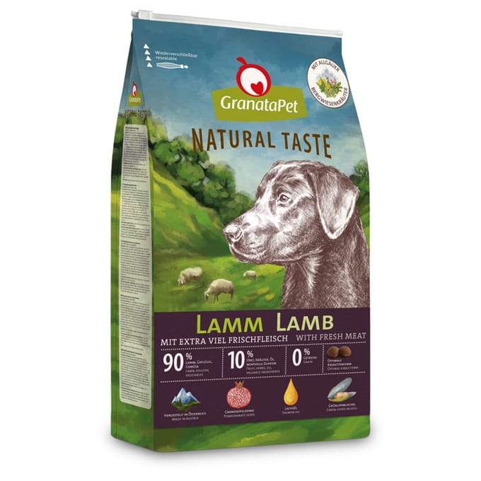 GranataPet Natural Taste Hondenvoer - Lam - 12 kg