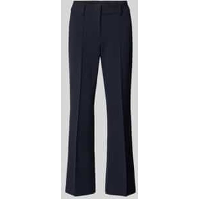 Flared fit stoffen broek met viscose Model 'Farah'