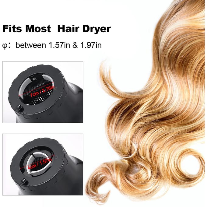 Beste Beautys Haarföhn Diffuser Verstelbare Haardrogers Diffuser voor Krullend of Golvend Haar Styling Accessoires
