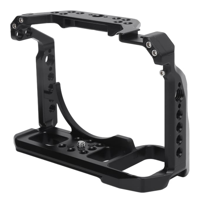Camera Full Body Cage Lichtgewicht Metalen Camera Accessoire voor Sony A7S3 Bescherming black
