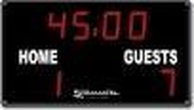 Scorebord Voetbal FRB met periode