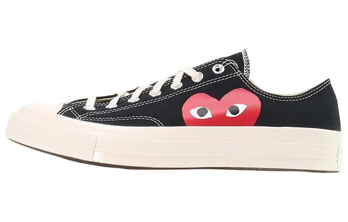 Comme des Garçons PLAY x Converse Chuck Taylor All Star Low 'Noir' 45 black