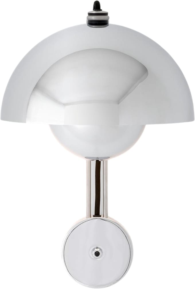 &Tradition Flowerpot wandlamp VP8 - chroom gepolijst