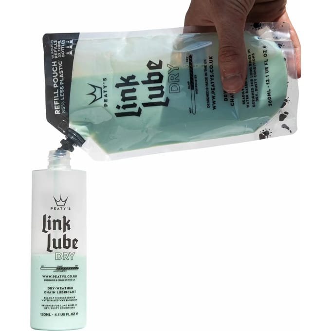 Recharge lubrifiant conditions sec poche de recharge Peaty's Link Lube