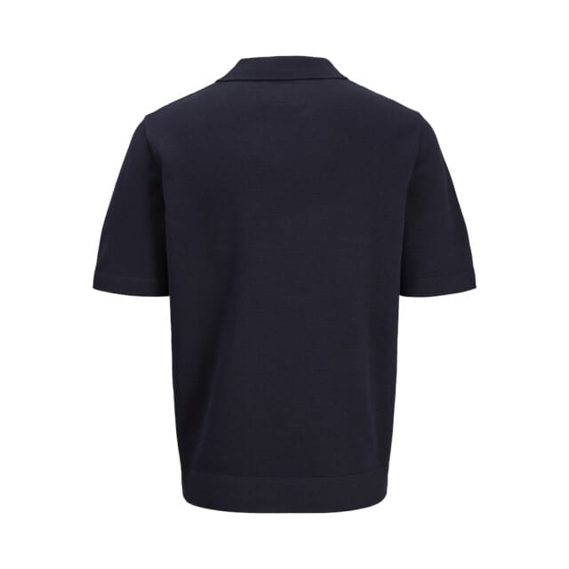 Jack & Jones Poloshirt Jprblamilano Spring Split Neck Ss S 12291030 Night Sky Mannen Maat - M