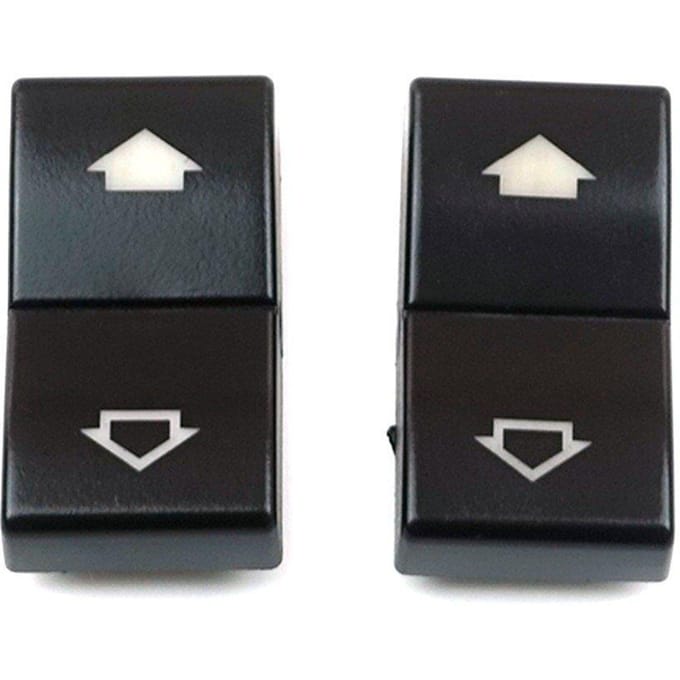 BDP585-1 2 Stuks Raamschakelaar Knopkap Afdekking 61316904309 61318368974 voor BMW E39 E38