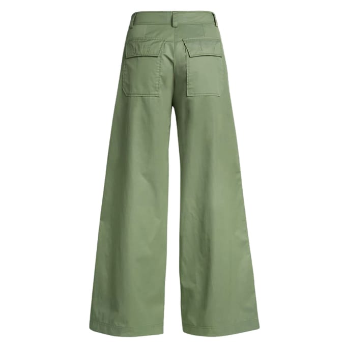 Parajumpers Amazonas groene wijd uitlopende broek