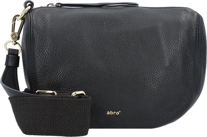 abro Leren Schoudertas Leather Dalia Crossbodybag Mina Navy Donkerblauw
