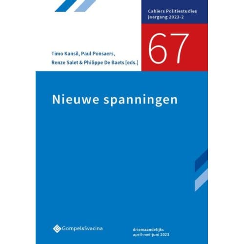 67-Nieuwe Spanningen - Cahiers Politiestudies