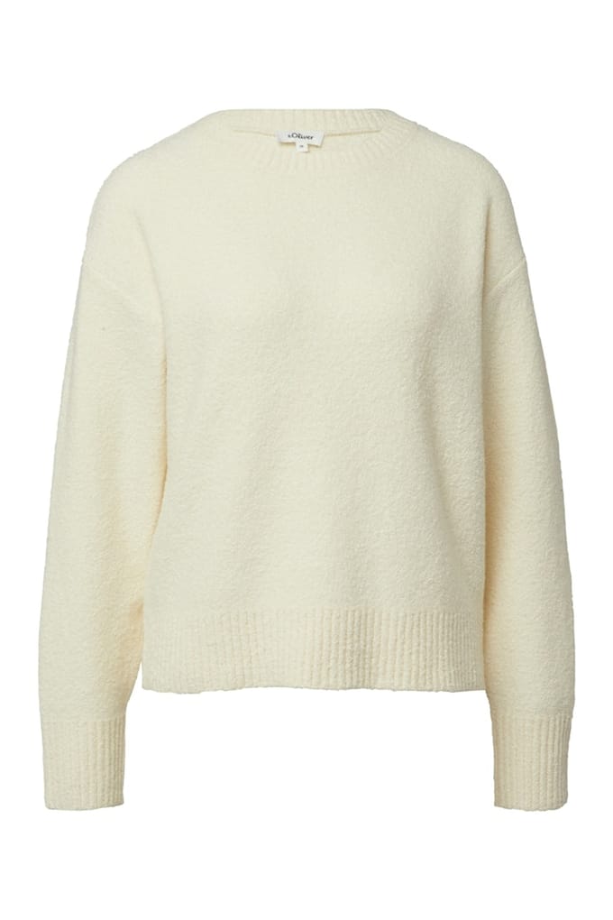 s.Oliver Pullovers Beige Maat: 42 | Sweaters Outlet | Dames | Beige