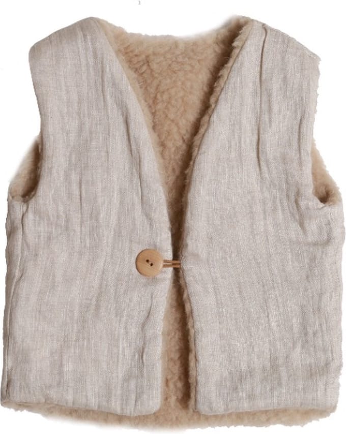 Alwero Exclusive bodywarmer Vest Junior beige 92-98