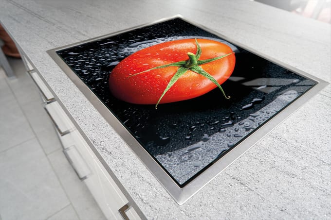 TMK ArtDeko - Snijplank van glas - 52x30 cm - Gehard glas - Antislip