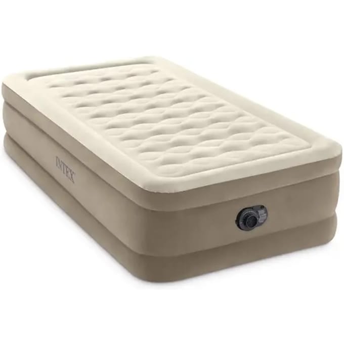 Intex Twin Ultra Plush Luchtbed met ingebouwde pomp - 191x99x46 cm