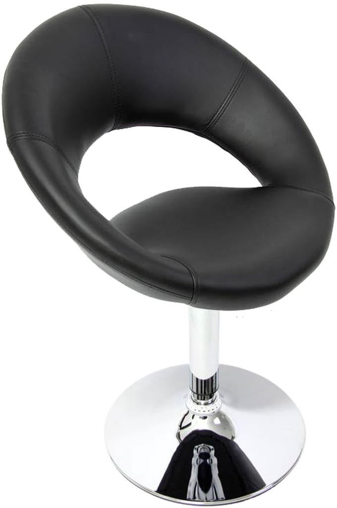 Set van 6 eetkamerstoelen Eetkamerstoel Palermo ~ zwart