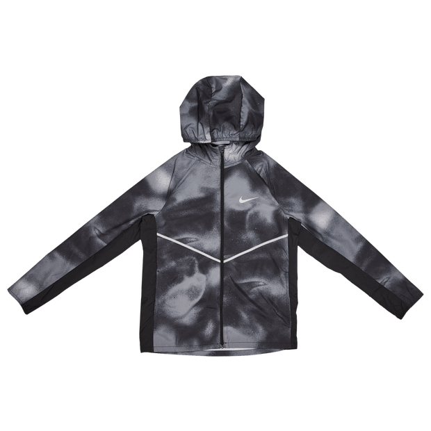 Nike Repel jack met UV-bescherming voor kids Miler - Zwart - Kind, Zwart 8-10Y